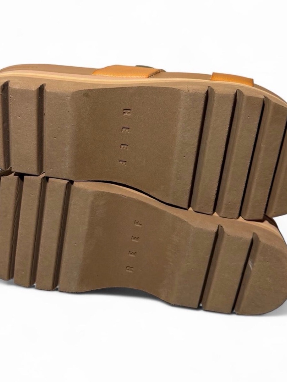 REEF Cushion Vista Higher Natural Platform Sandals Size 10 - Picture 6 of 6